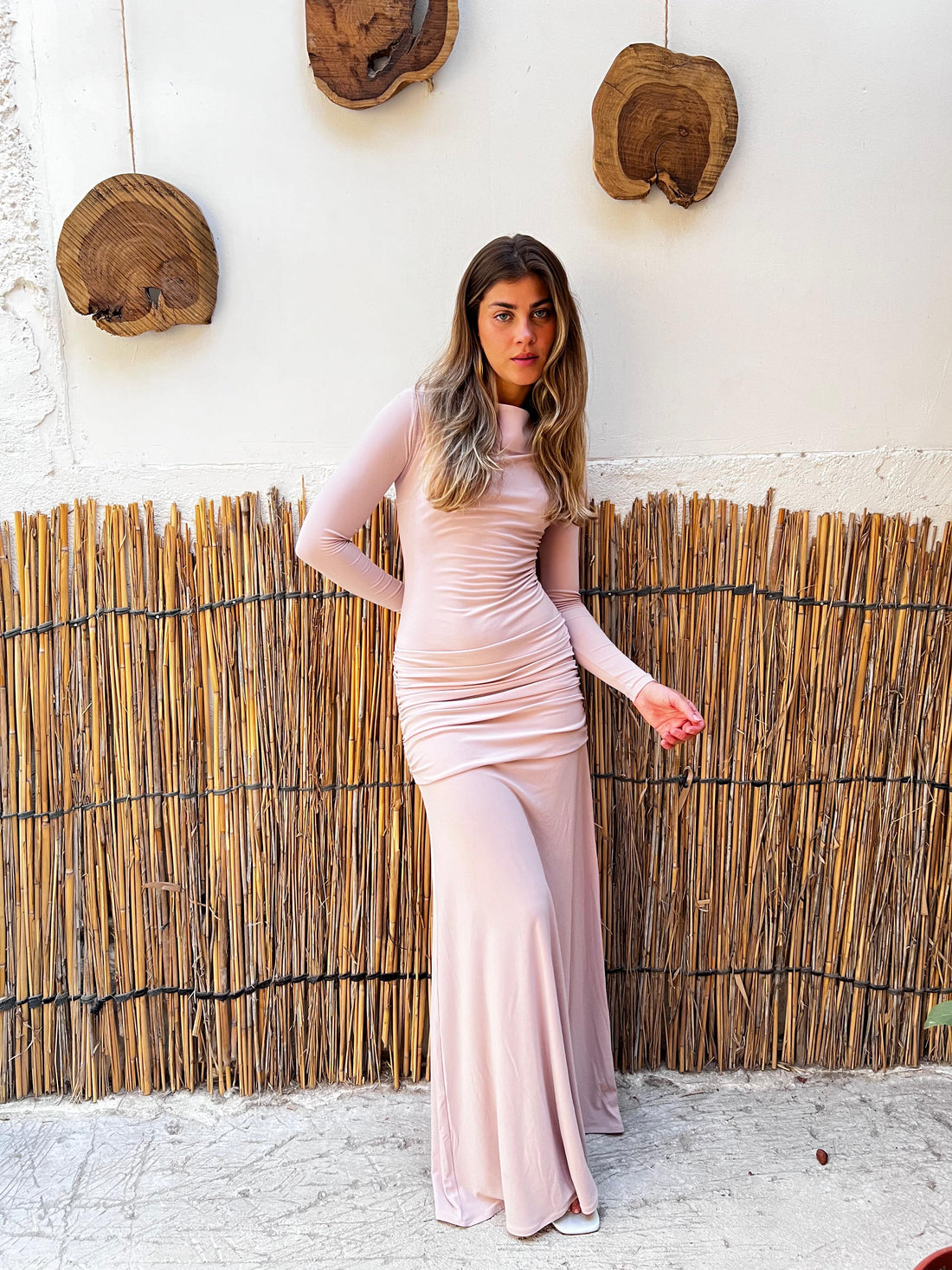 Drapelle Beige Dress