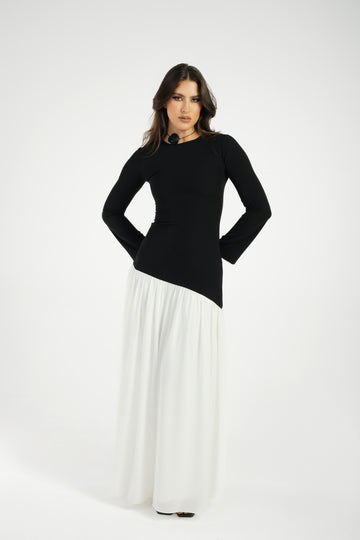 Minuit Blanc Dress