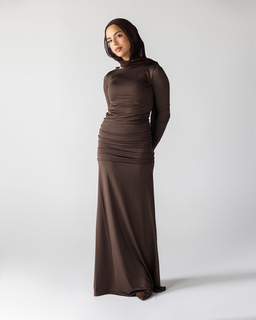 Brown | Contour Dress