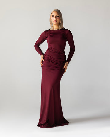 Burgandy | Contour Dress