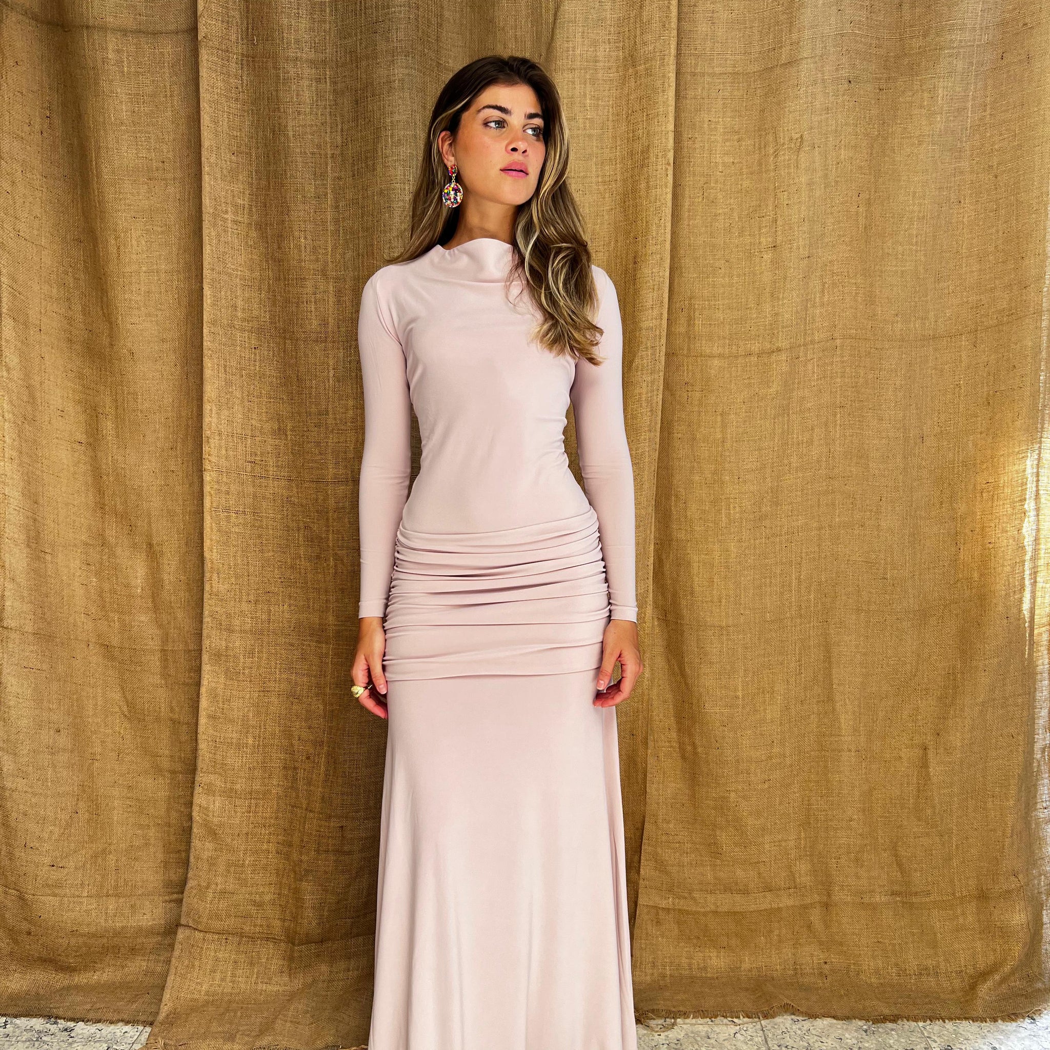 Drapelle Beige Dress