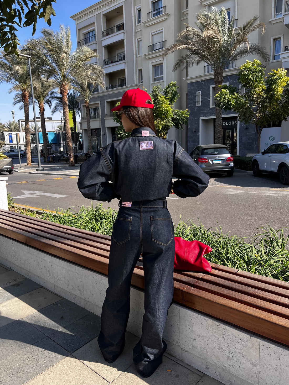 Raw Denim Set in Midnight Blue