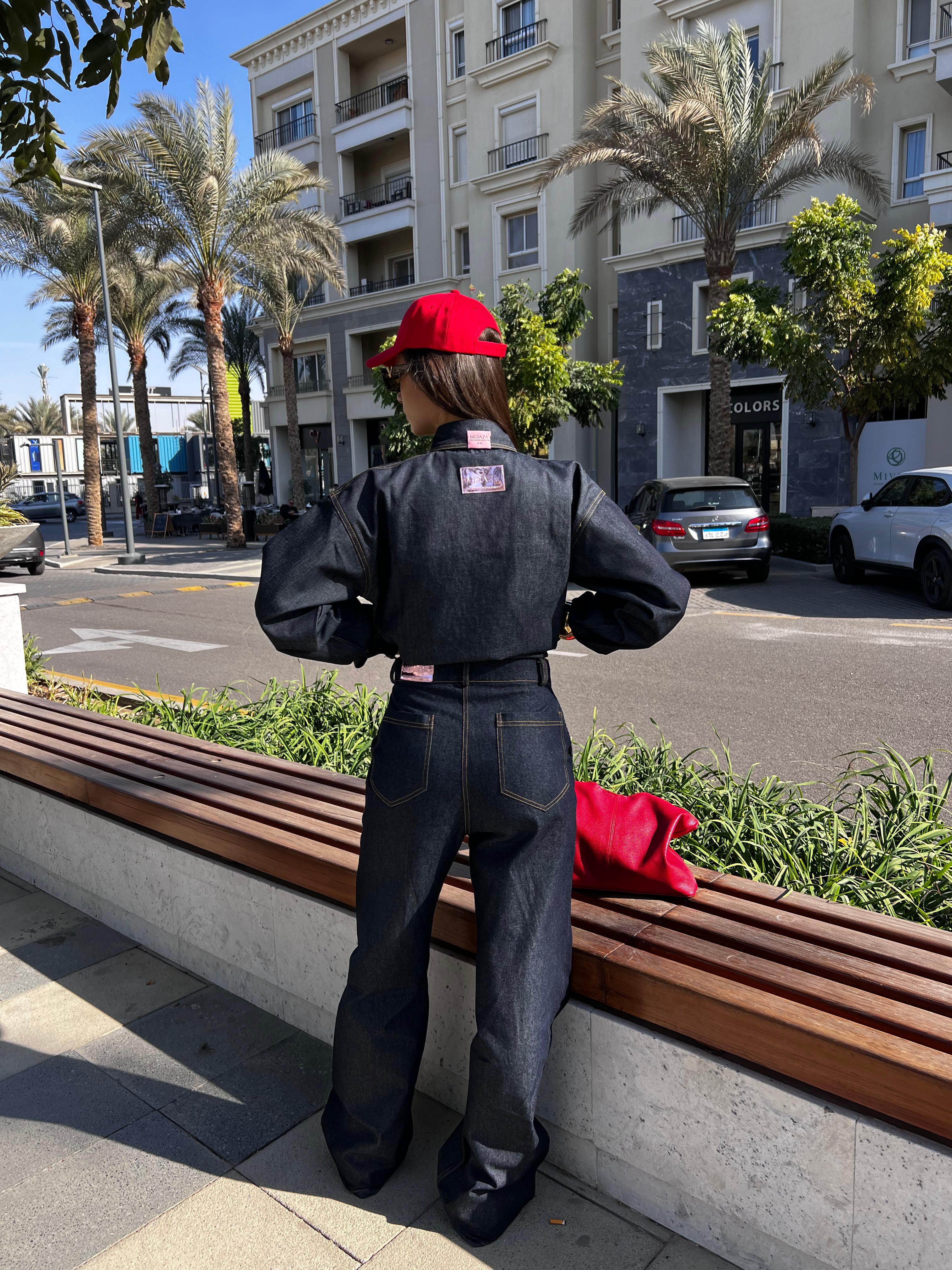 Raw Denim Set in Midnight Blue