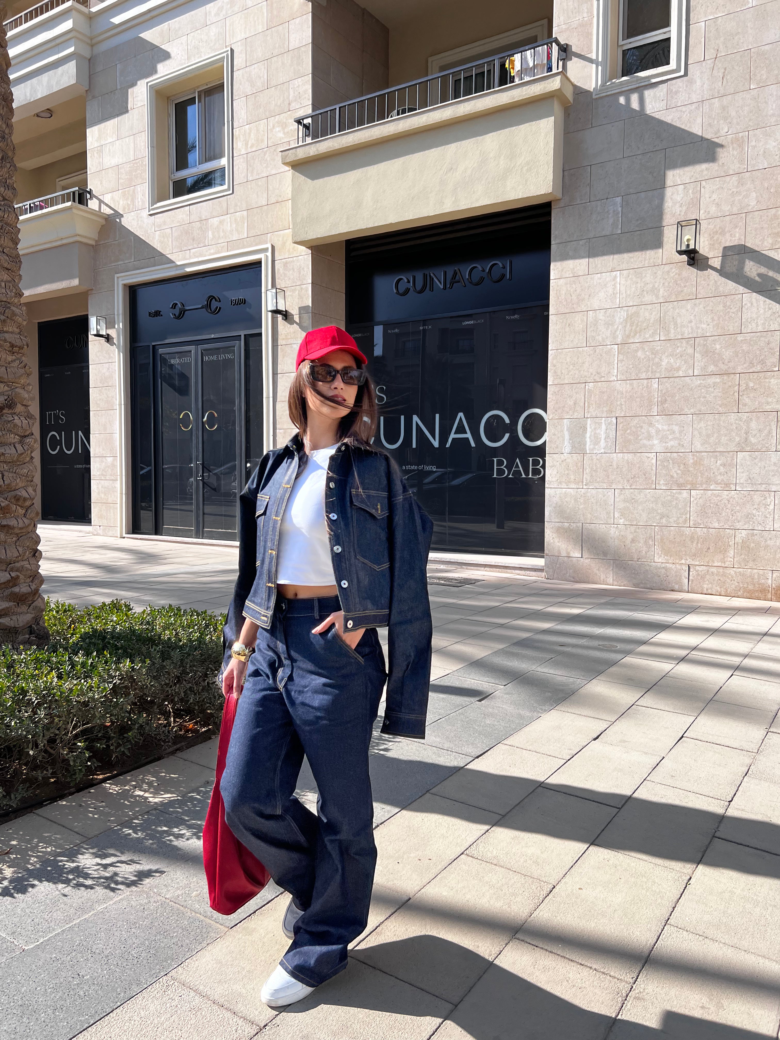 Raw Denim Set in Midnight Blue