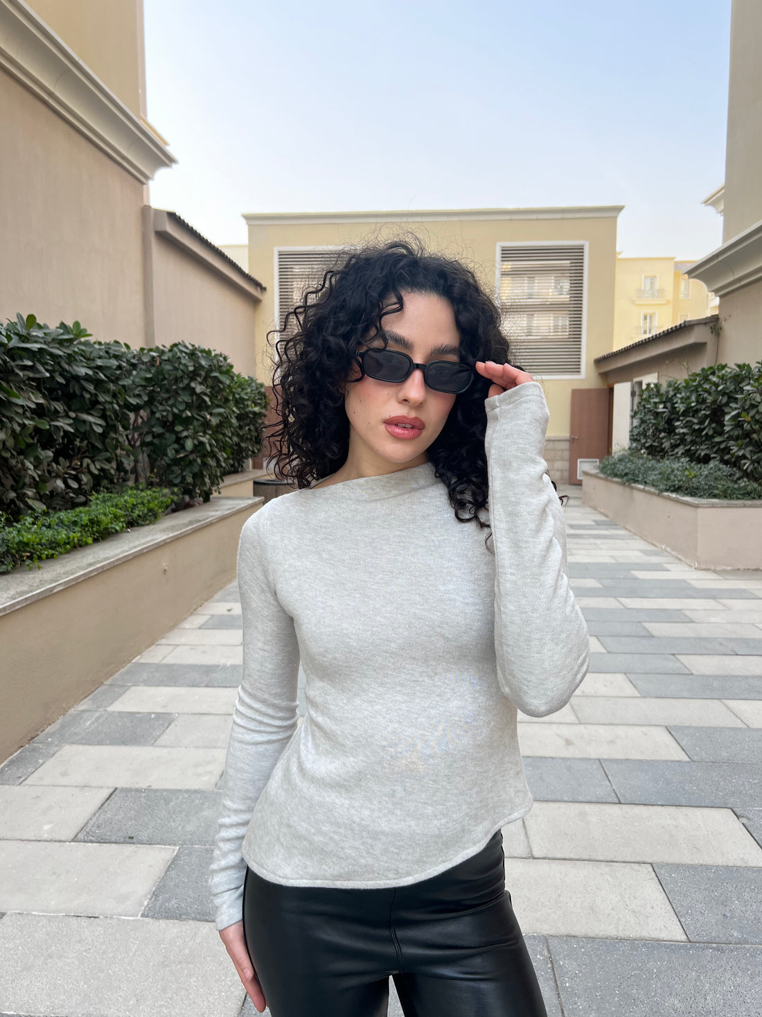 Butter Top In Cream Beige