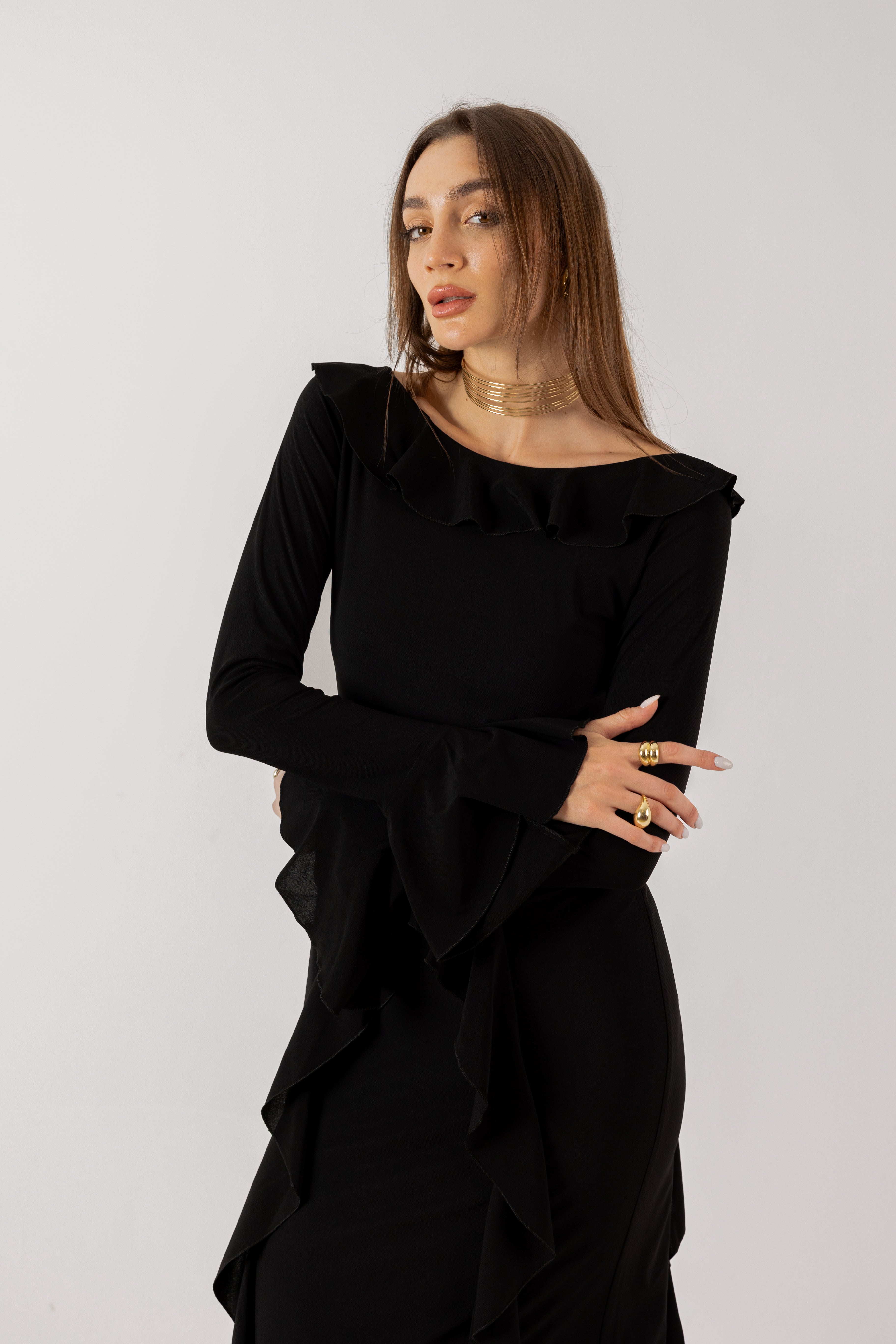 Dazzle B Dress In Black