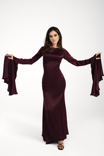 Layaly dress in violet mist