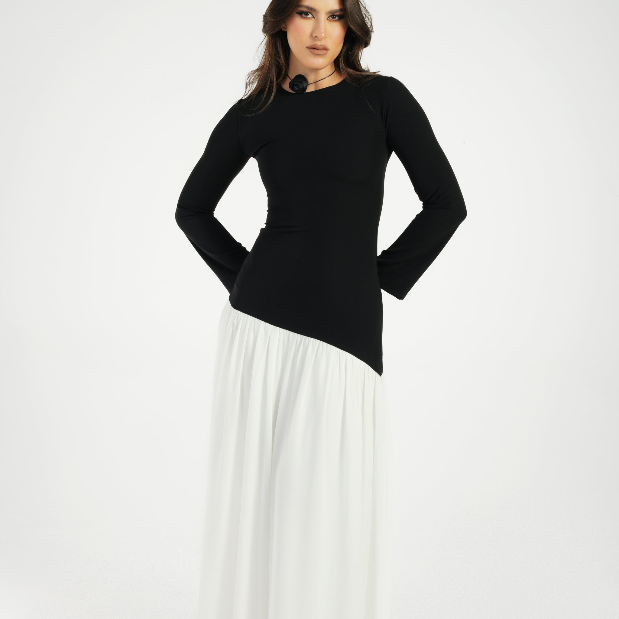 Minuit Blanc Dress