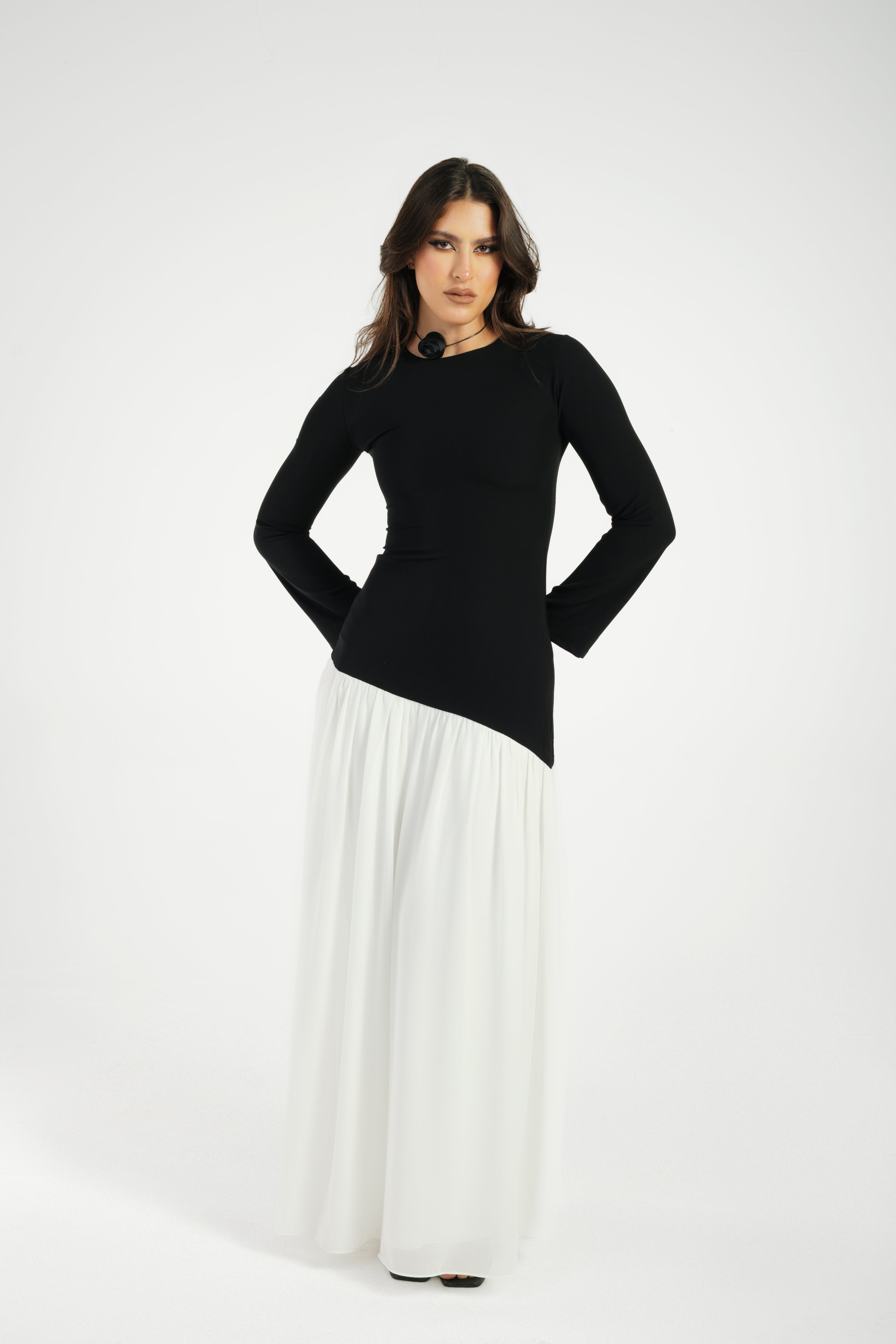 Minuit Blanc Dress