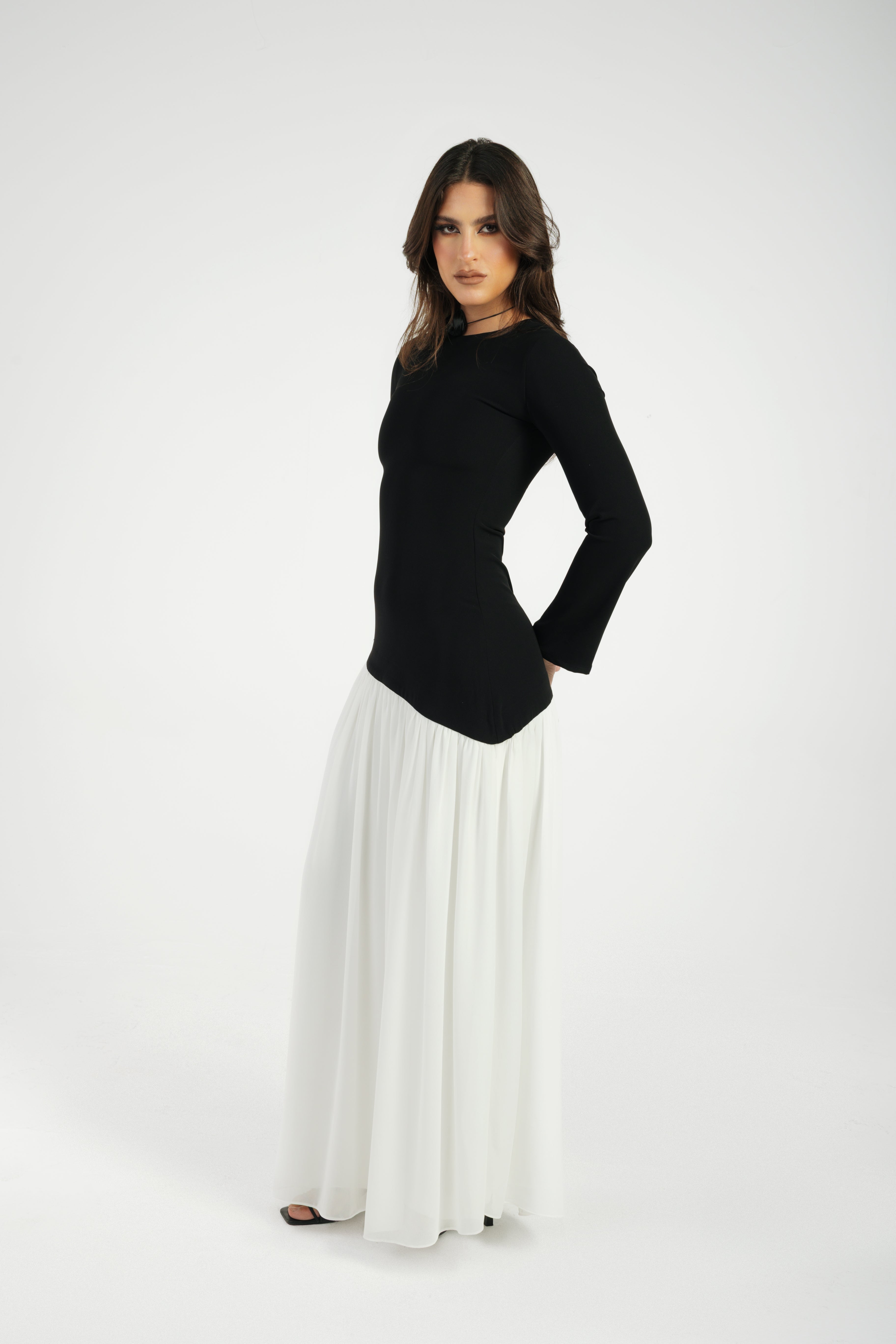 Minuit Blanc Dress
