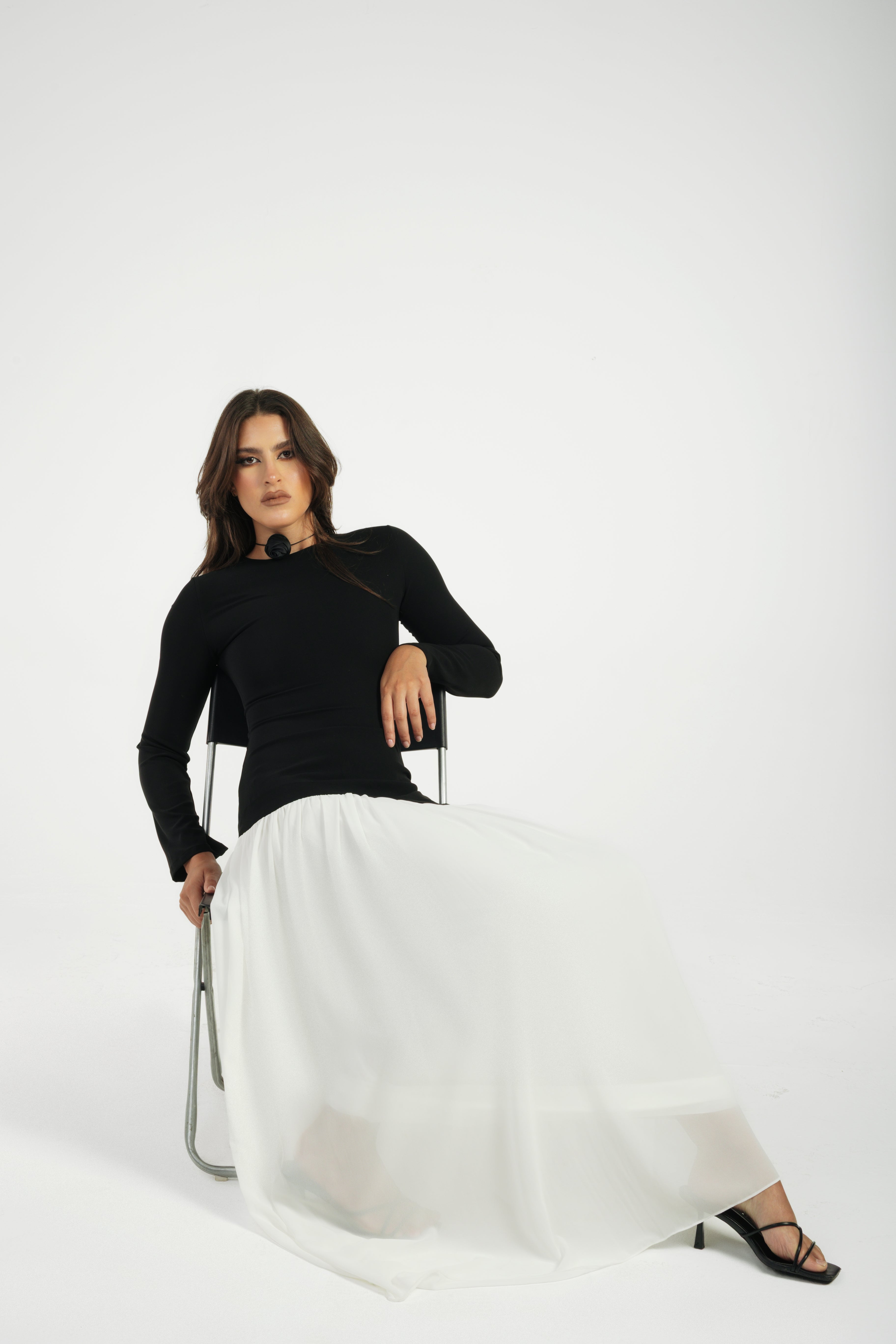 Minuit Blanc Dress