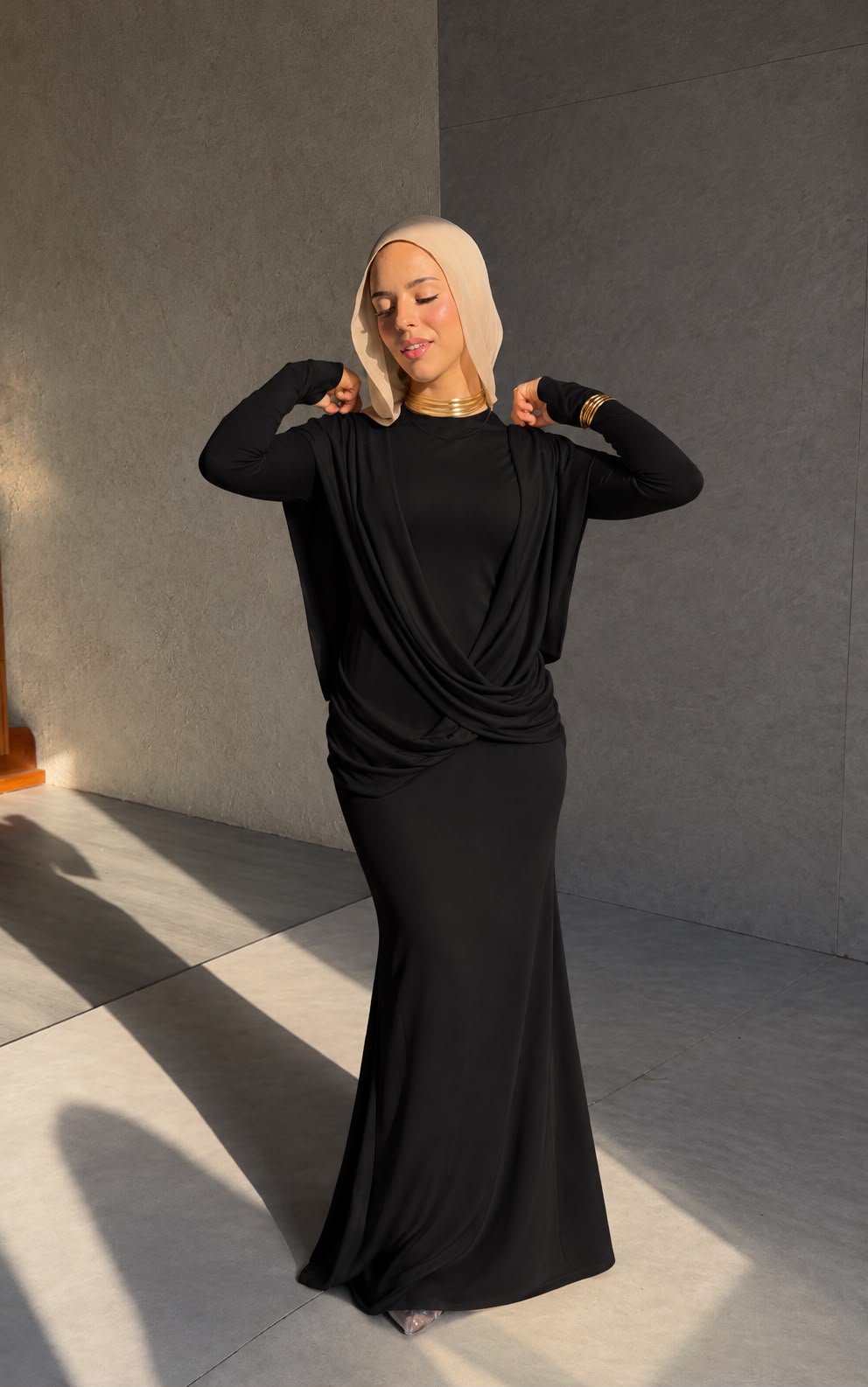 Sienna Dress In Butter Black YourBrand